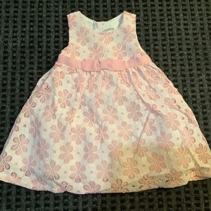 Gymboree baby girls pink lace Easter spring summer dressy dress 6-12 months